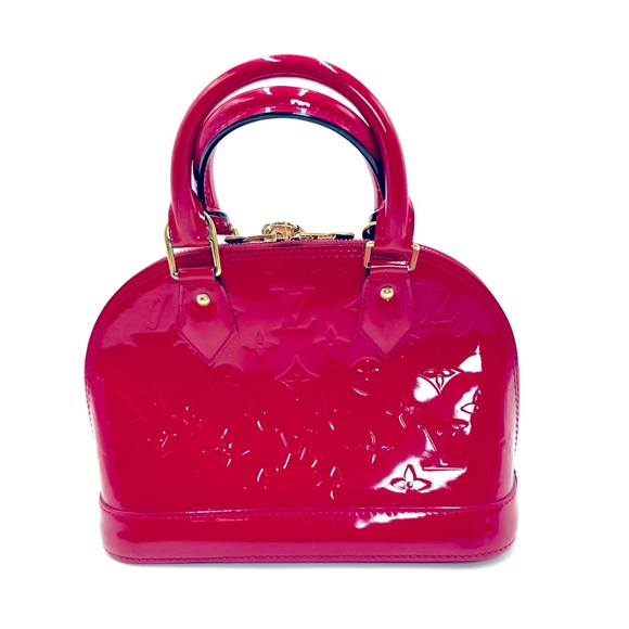 Auth Louis Vuitton Rosewood Vernis Alma BB 2way Crossbody Bag Preloved Tote - Picture 13 of 16